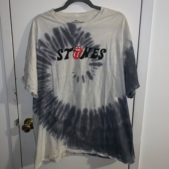 rolling stones tie dye shirt urban outfitters